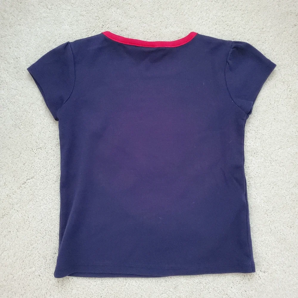 SOLD Gymboree Girls' Peek-A-Boo Apple Patch Top - Teacher's Favorite Shirt sz5T